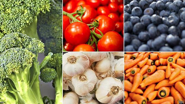 Una guía a todo color para comer siete frutas o verduras al día