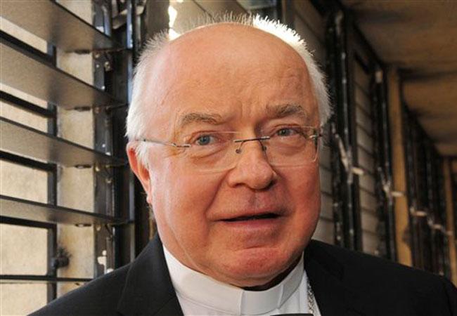 Nuncio acusado de pederastia tiene inmunidad, según el Vaticano