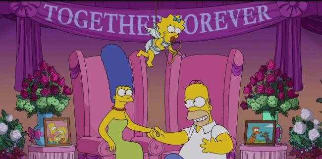 Homero y Marge, juntos hasta que la muerte los separe