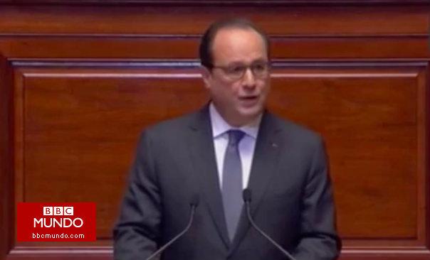 “Francia está en guerra”, dice Hollande; intensificará bombardeos contra el Estado Islámico
