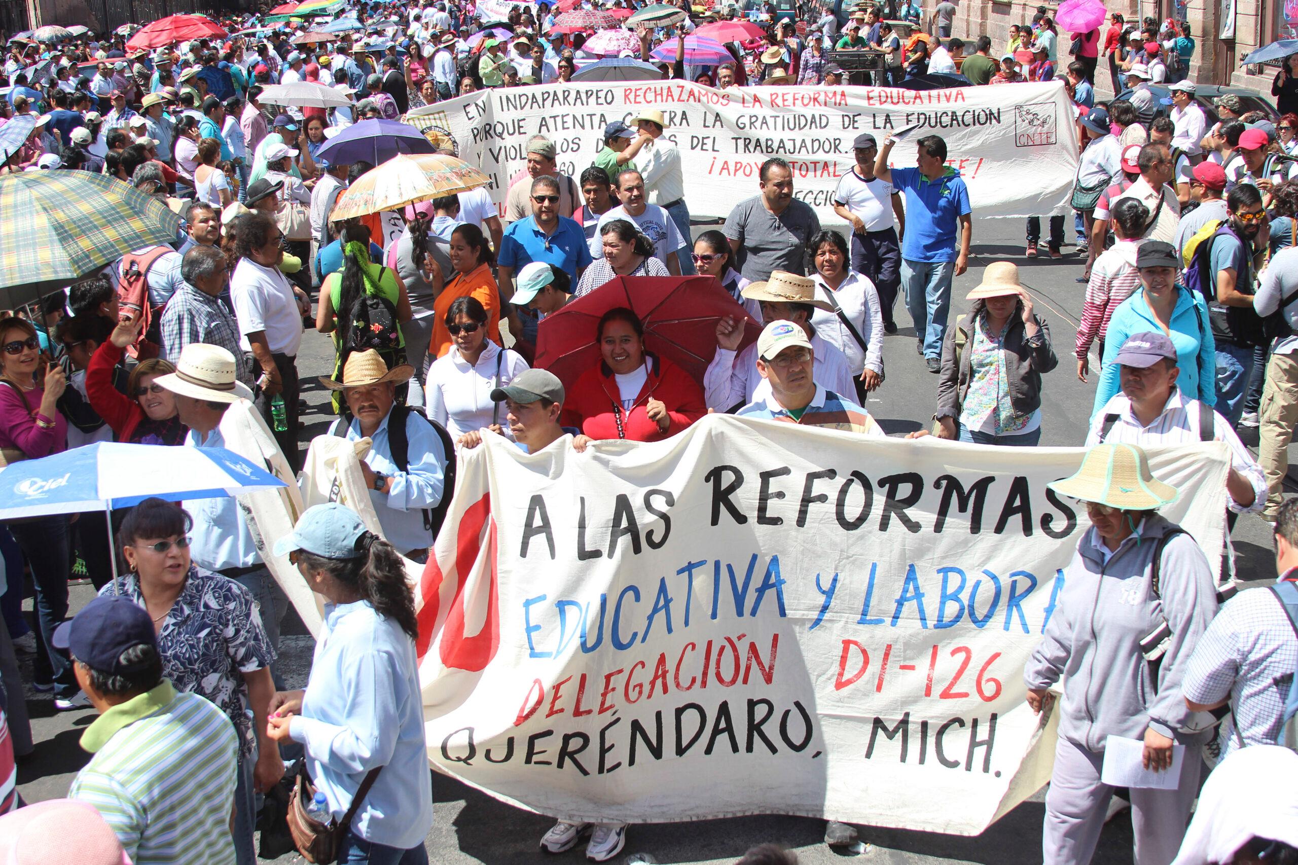 Integrantes de la Sección 22 de la SNTE dan visto bueno a ley de educación de Oaxaca