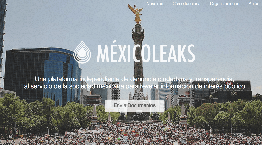 Un año de Méxicoleaks, la plataforma de denuncia ciudadana contra la corrupción 