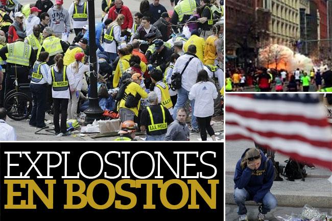 Detienen a 3 sospechosos por explosiones en Boston