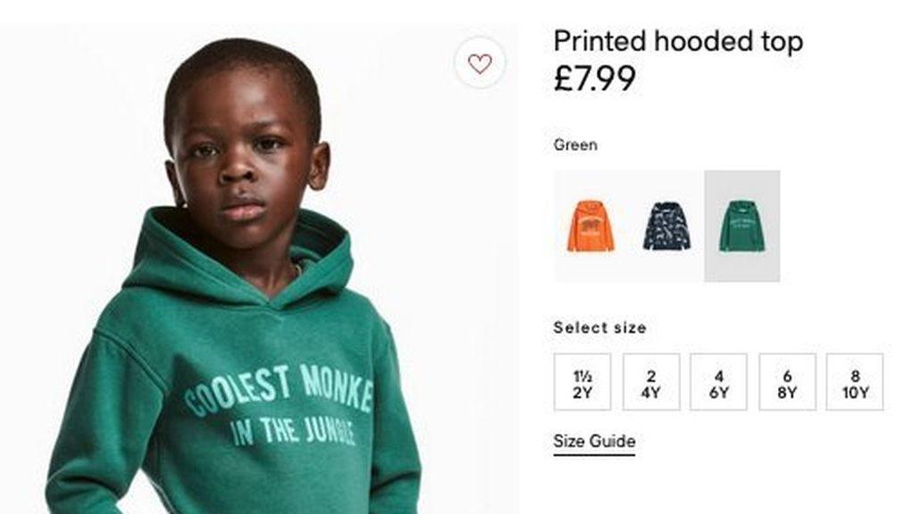 El mono más genial de la selva: H&M retira publicidad racista donde exhibían a niño