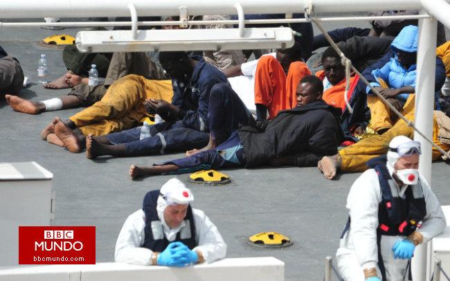 Emergencia por naufragios de barcos con inmigrantes en el Mediterráneo