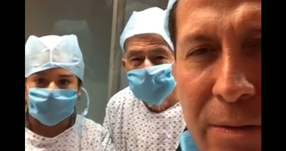 Frente a heridos de Tultepec, Eruviel presume instalaciones médicas del Edomex