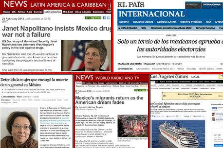 Reporte semanal: México en el exterior