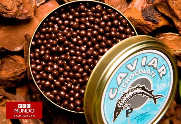 Por qué es rico el caviar con chocolate