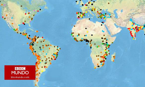 Crean un mapa mundial de conflictos ecológicos