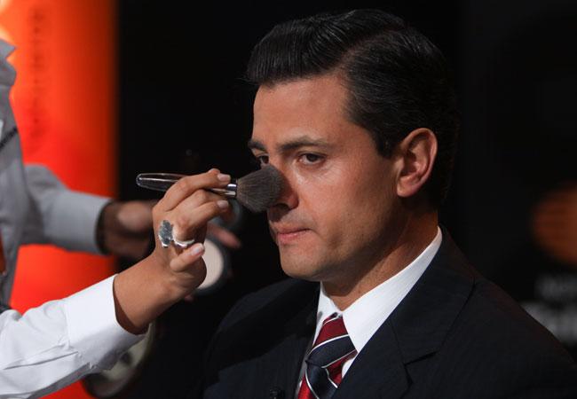 Peña Nieto y las dificultades para grabar spots