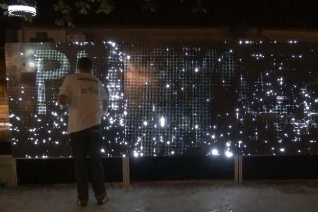 Lo último en arte urbano: El graffiti con agua