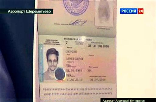 Snowden agradece a Rusia por otorgarle asilo