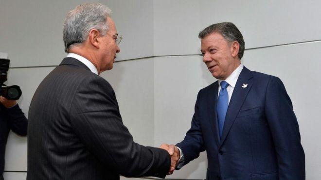 Estamos cerca de la paz duradera, dice el presidente de Colombia tras reunión con Álvaro Uribe