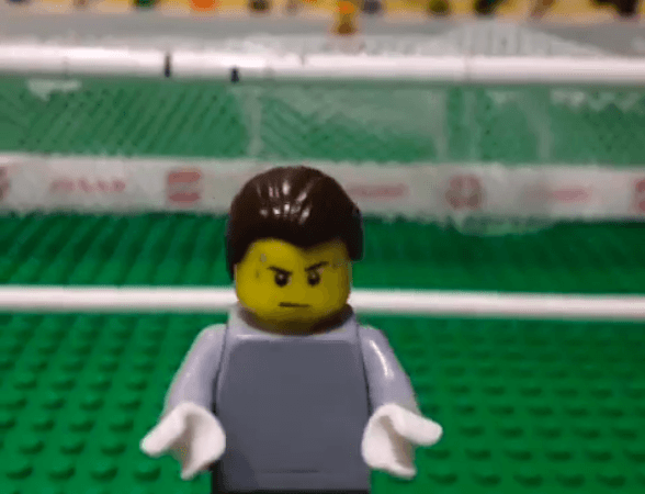La <i>goleada</i> a Brasil, versión Lego