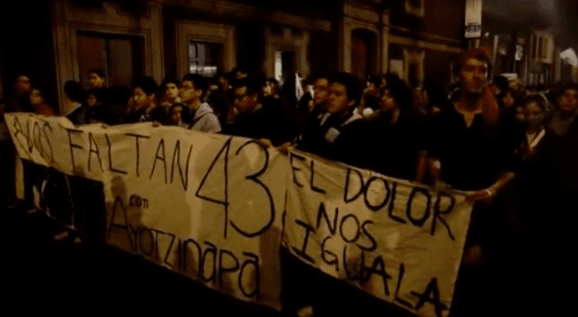 Estudiantes y profesores del ITAM piden justicia por caso Ayotzinapa