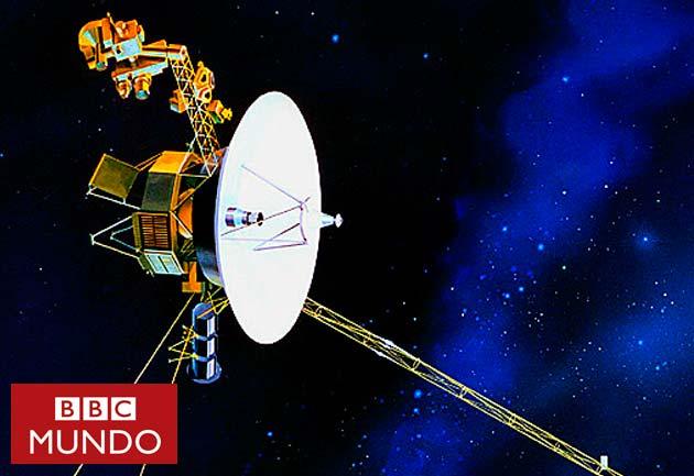 La nave Voyager, a punto de abandonar el Sistema Solar