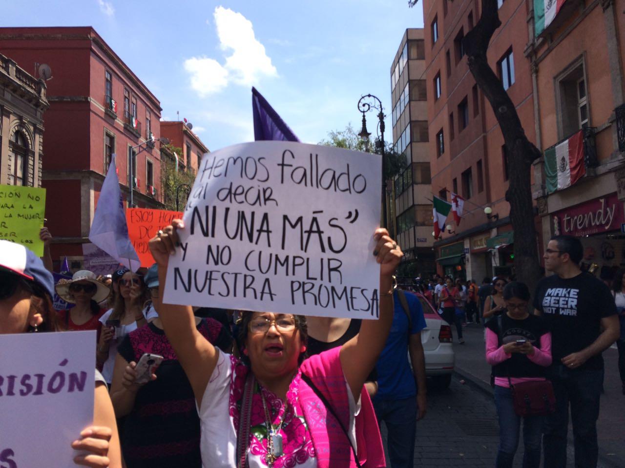 Libres, vivas y seguras; marchan por feminicidio de Mara Castilla y otras víctimas de violencia