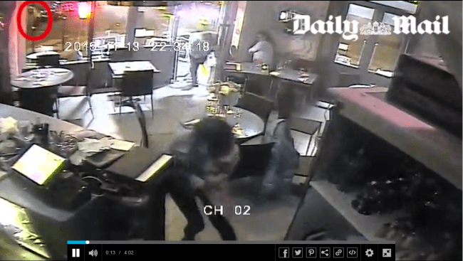 Así fue el ataque en un restaurante de París
