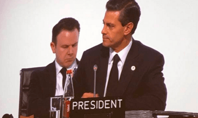 Peña Nieto llama a países a concretar acuerdos contra cambio climático