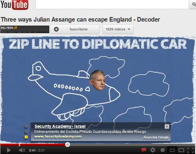 El escape de Assange