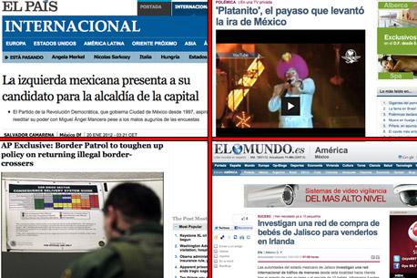 Reporte semanal: <br>México en el exterior