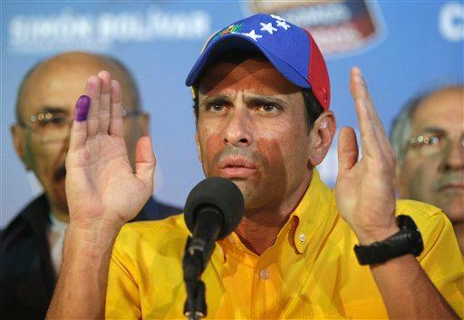 Venezuela rechaza recuento de votos como exige Capriles