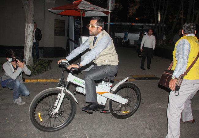 Romo aclara: sí hizo operativo en bicicleta