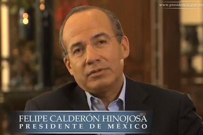 Calderón estrena videoblog