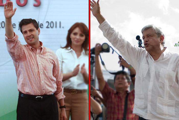Peña Nieto y AMLO descartan “fabricación de oponentes” en sus partidos