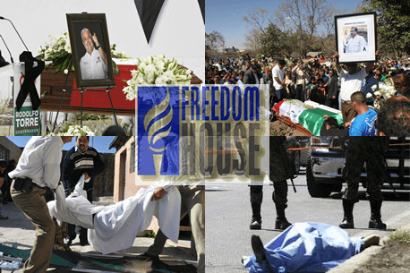 Narco amenaza la libertad en México: Freedom House