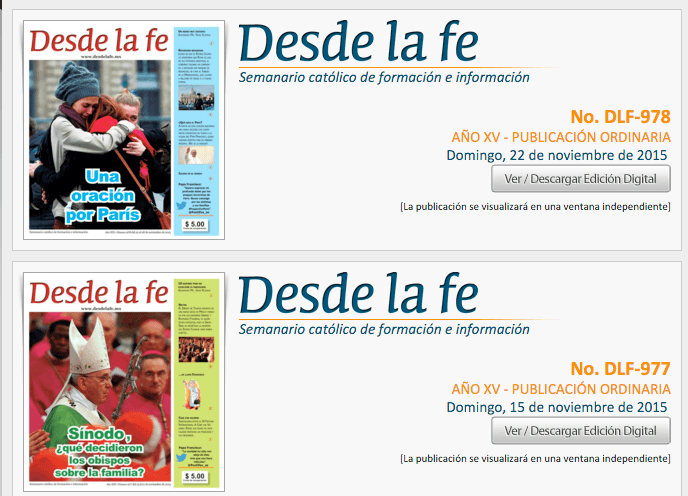 La Iglesia católica pide al gobierno actuar contra el terrorismo