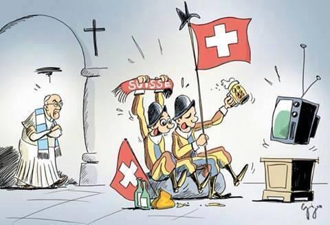 El Vaticano toma con humor el  Argentina-Suiza