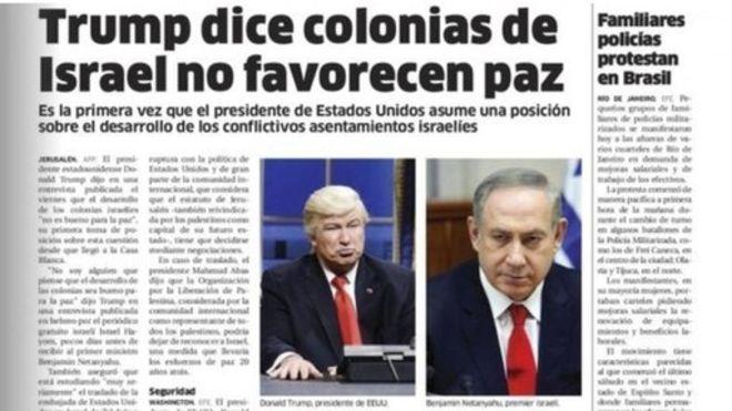 El diario dominicano que confundió en una foto a Donald Trump con el actor Alec Baldwin