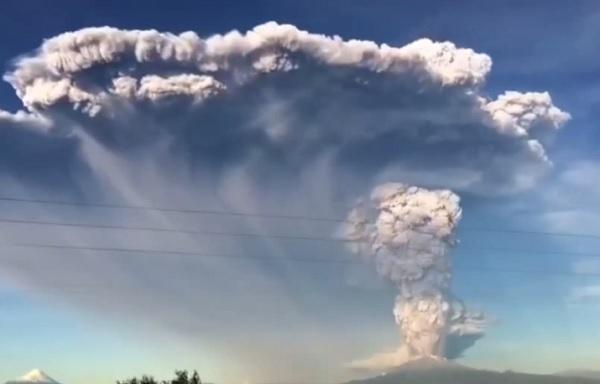 La erupción del volcán Calbuco en Chile