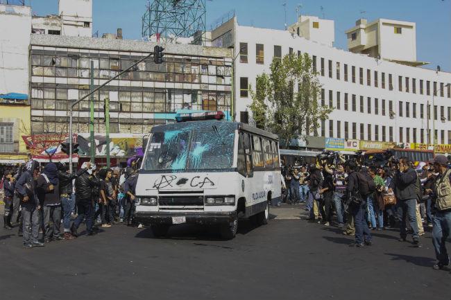 En videos, las detenciones tras las protestas del 1DMX