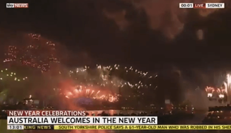 ¡Bienvenido, 2015! Así llegó el Año Nuevo a Australia
