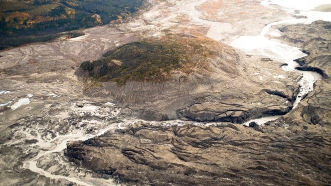 La sorpresiva y súbita desaparición de un inmenso río en 4 días en Canadá