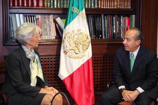 Calderón pide al Senado aportar más de 14 mil mdd al FMI