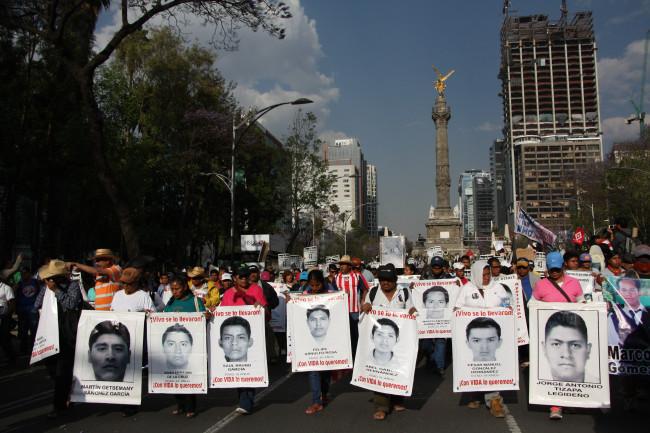 Los padres de los normalistas de Ayotzinapa, con confianza y esperanza en la CIDH