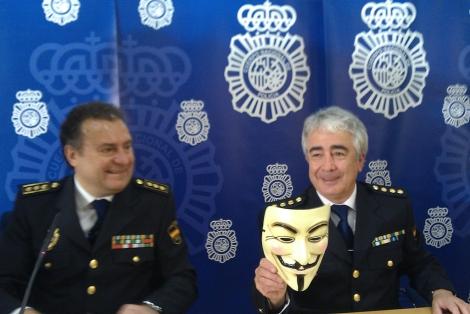 Detienen a 25 miembros de Anonymous en España y AL