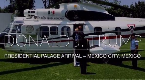 ¿Quién pagó por el helicóptero de México que utilizó Trump? El misterio sobre la visita a México