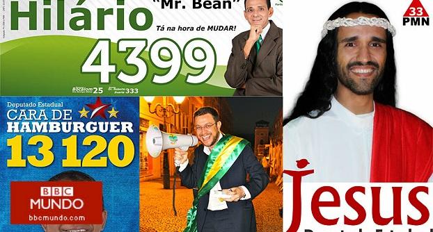 Seis candidatos con nombres insólitos en Brasil