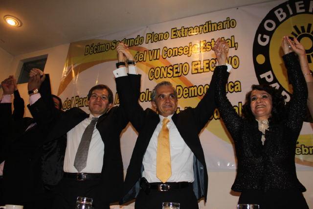 Rinde protesta Mancera como candidato del PRD al gobierno capitalino