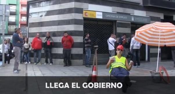 En España protestan por la crisis al ritmo del Gangnam Style