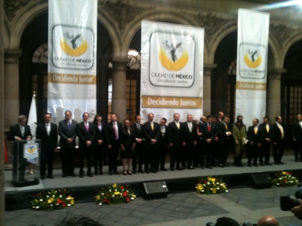 Y éste es el gabinete de Mancera