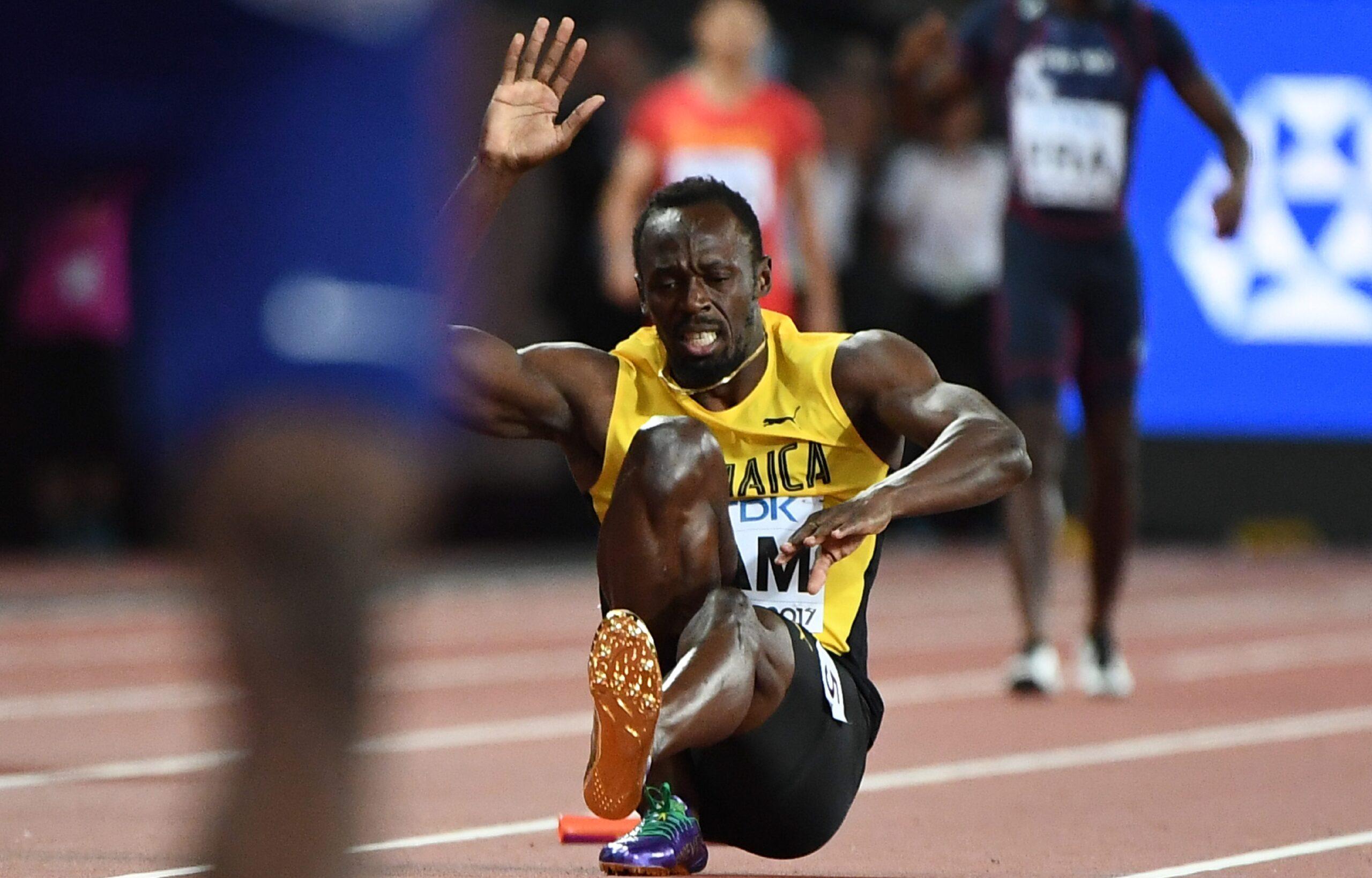 Usain Bolt se despide del atletismo sin terminar su última carrera