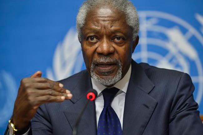 Critica Kofi Annan estrategia anti narco de Calderón