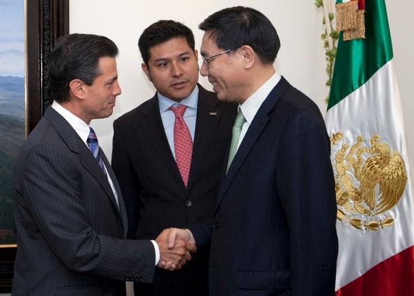 Peña se reúne con el presidente del banco más grande del mundo