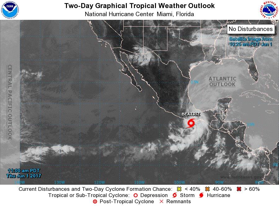 Alerta por tormenta tropical Beatriz en Oaxaca, suspenden clases en todo el estado