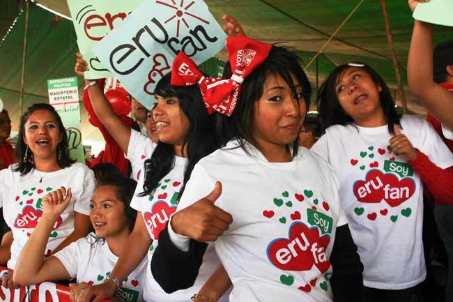 Mujeres dan la victoria a Eruviel en Edomex